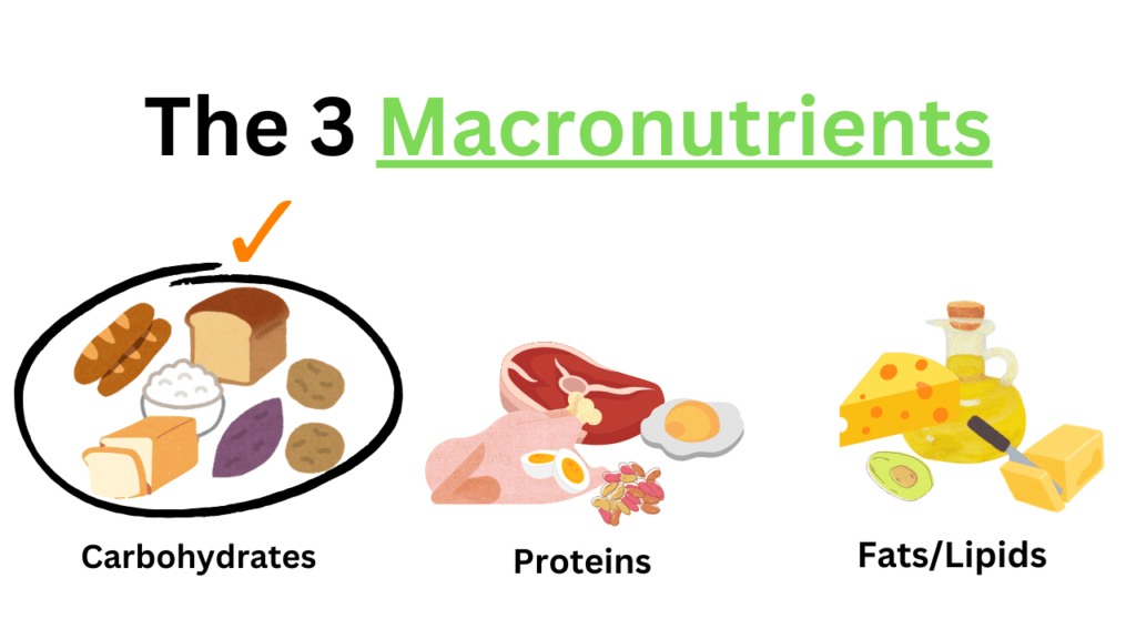 Carbohydrate as primary source of energy